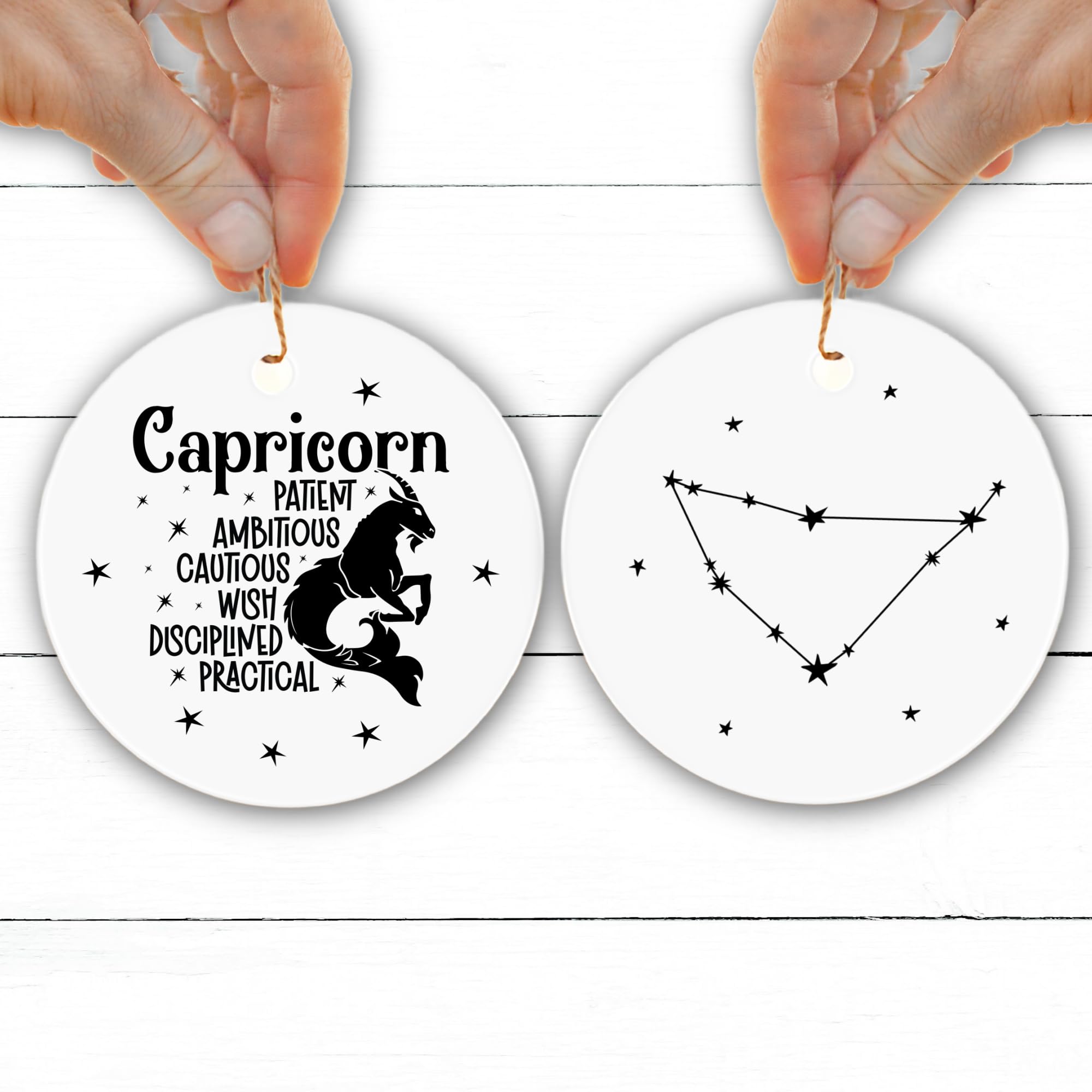 Amazon.com: Capricorn Zodiac Sign, Horoscope Ornament, Capricorn